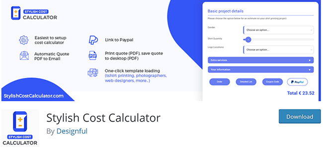 kalkulator biaya bergaya