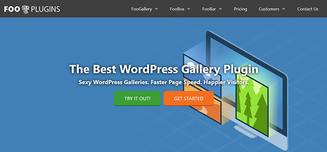 Página de inicio de FooGallery