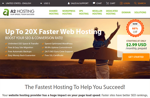 استضافة استضافة مشتركة a2