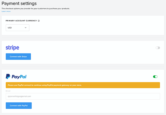 Pengaturan pembayaran untuk produk
