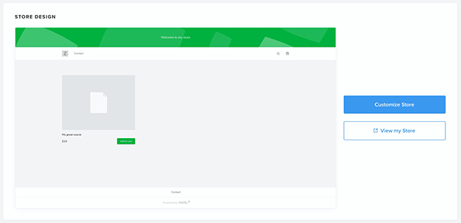Pengaturan toko - penyesuaian