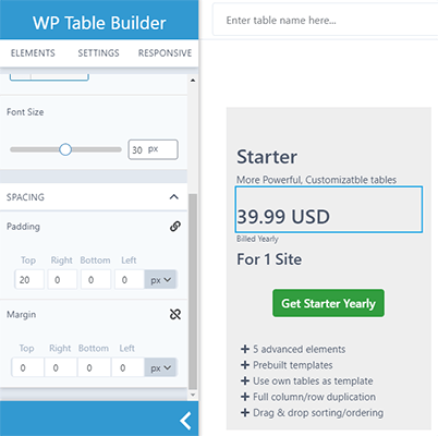 12 حدد عنصر نص السعر