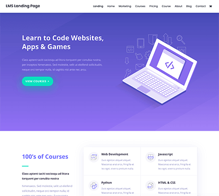 Demo motywu Divi WordPress