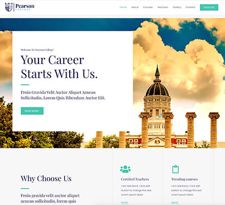 Demo motywu Astra WordPress