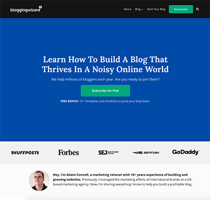 Desain baru Blogging Wizard