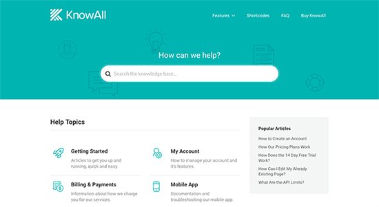 KnowAllナレッジベースのWordPressテーマ