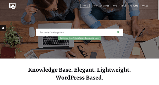 LoreナレッジベースのWordPressテーマ