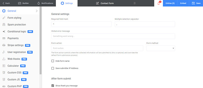 Yayınlamadan önce genel ayarları değiştirin