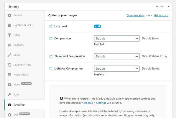 Функция ленивой загрузки SpeedUp