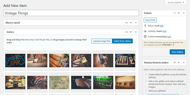 Выберите изображения, чтобы перейти в галерею