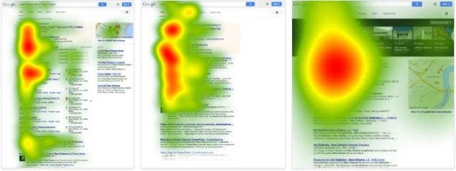 mapa de calor do google serps