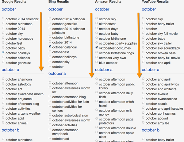 เครื่องมือแนะนำจำนวนมาก
