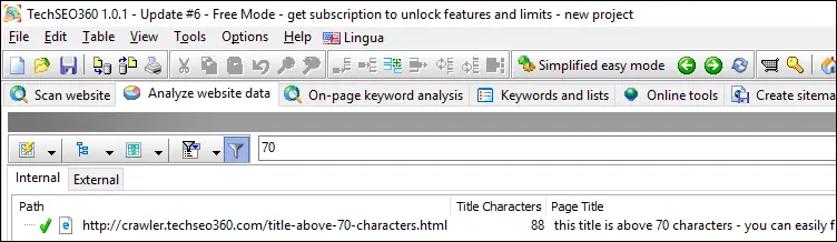 jumlah karakter judul