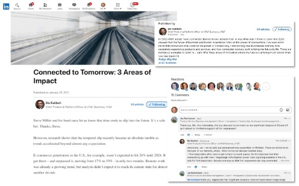 B2B 执行思想领导力示例