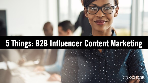 Marketing de contenu d'influence B2B