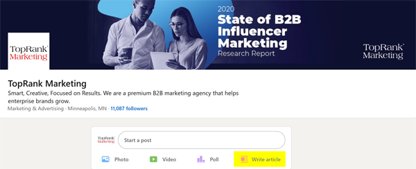 LinkedIn Makale Yaz Ekran Görüntüsü Resmi