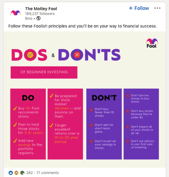 La publicación de Motley Fool en LinkedIn.