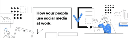 LinkedIn 个人资料横幅示例。