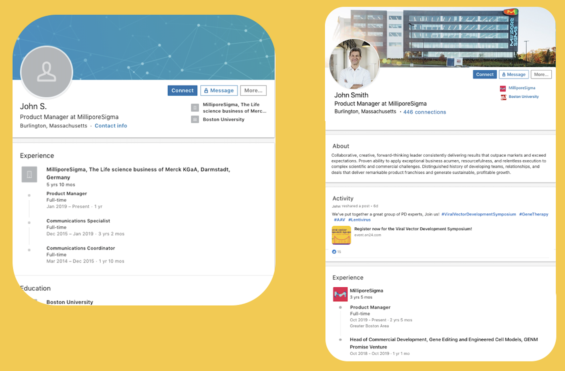 LinkedIn profil örnekleri
