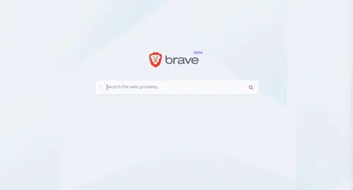 Home page of Brave