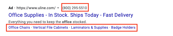 Расширения объявлений в рекламе PPC