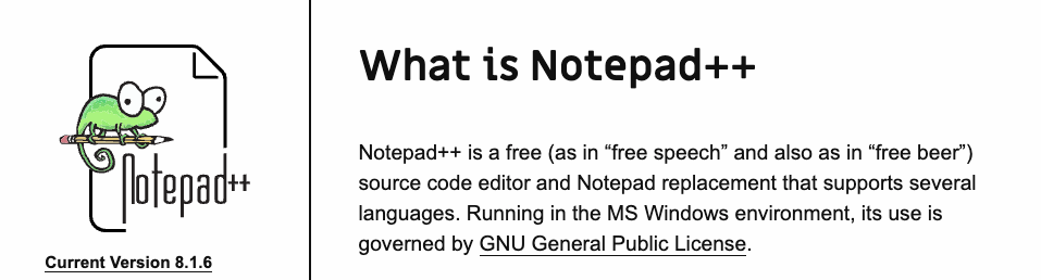 Notepad++ 服务详情
