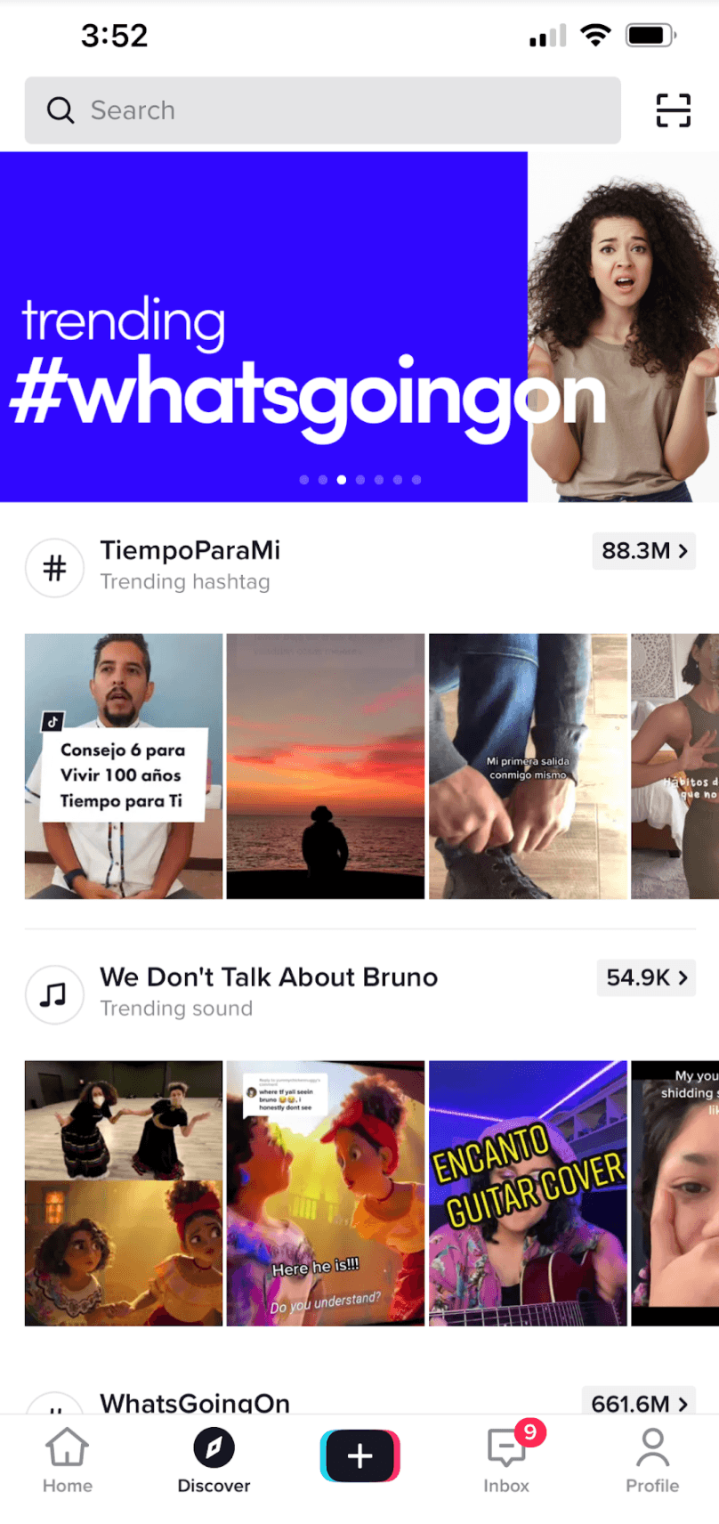 La funzione di scoperta su TikTok