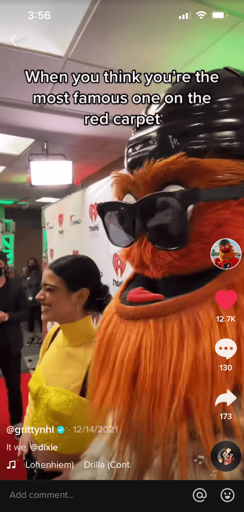 Schermata di TikTok di Gritty e Dixie