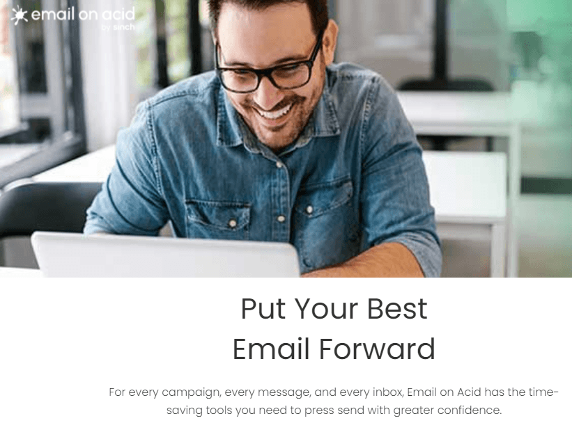 Домашняя страница электронной почты о кислоте с подробным описанием их продуктов