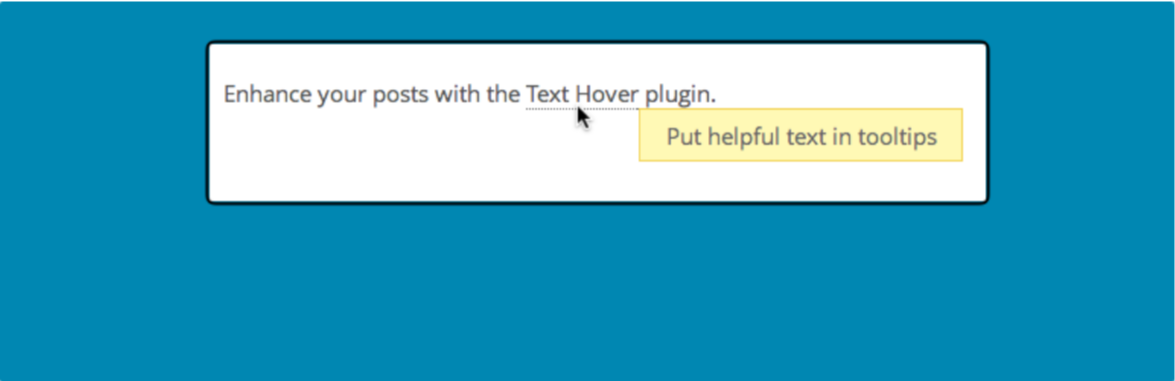 Text Hover — 타이포그래피 WordPress 플러그인 Text Hover — Typography WordPress Plugins