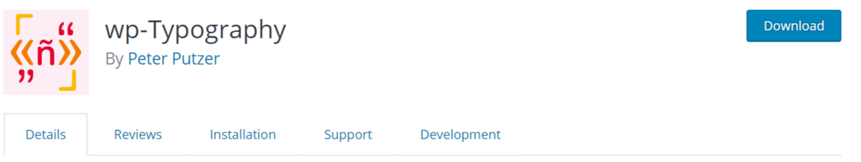 wp Typography — 타이포그래피 WordPress 플러그인 wp Typography — Typography WordPress Plugins