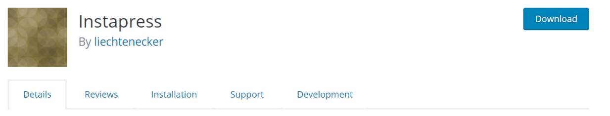 Instapress - ملحقات WordPress Instagram Instapress — WordPress Instagram Plugins