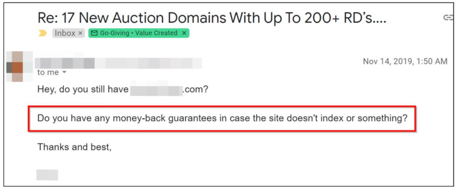 การรับประกันชื่อเซอร์ไพรส์