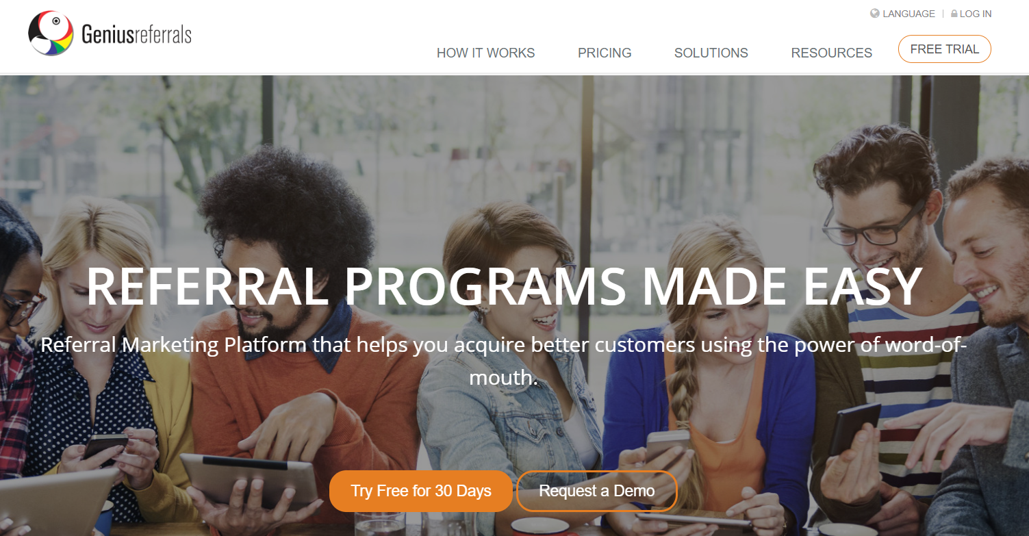 Genius Referrals- Referral Programs Software
