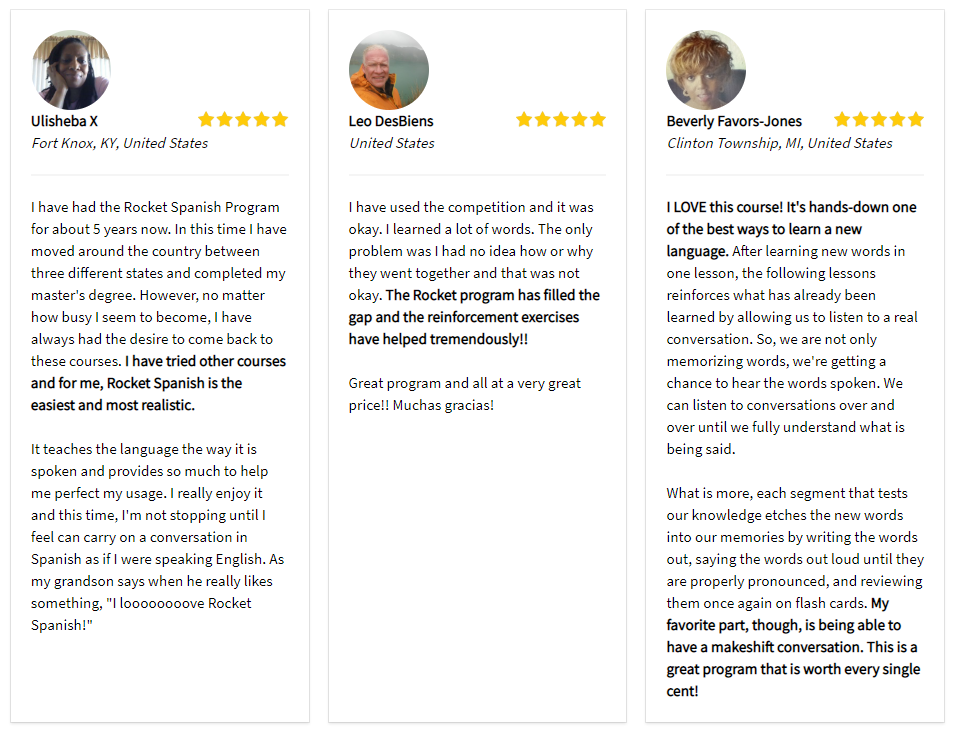  Rocket Languages Courses Review & Testimonials