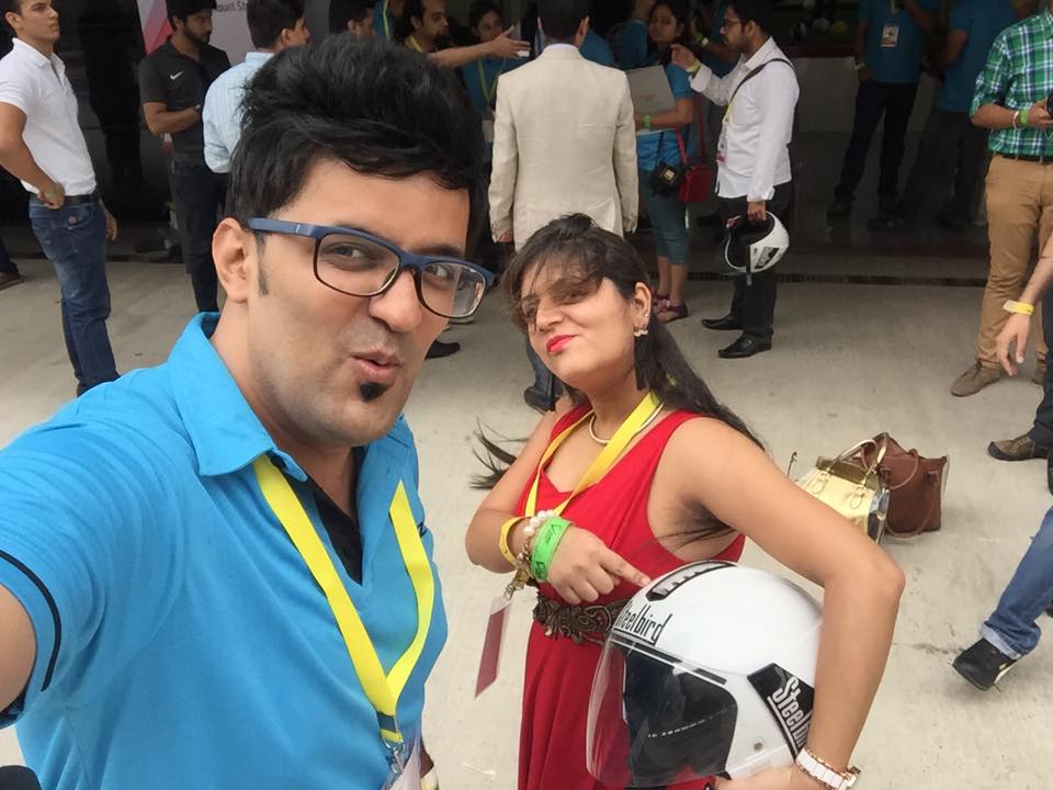 With my writer Sonam Chawla