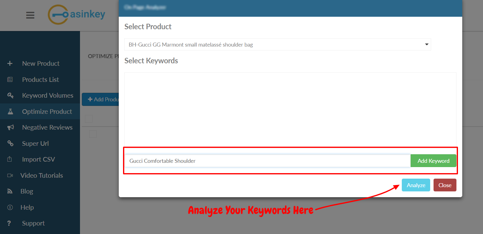 Asinkey Review- Track Your Keywords
