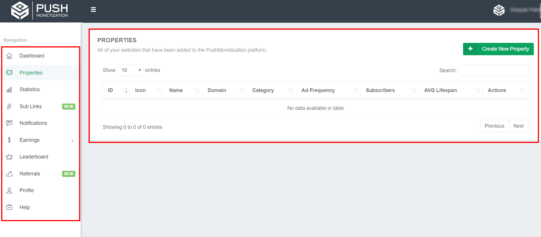 Проверка монетизации с помощью push-уведомлений: добавление свойств Push Monetization Review- Add Properties