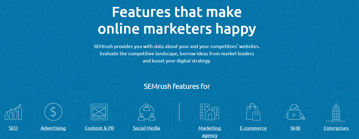 Código de cupón de SEMrush: características