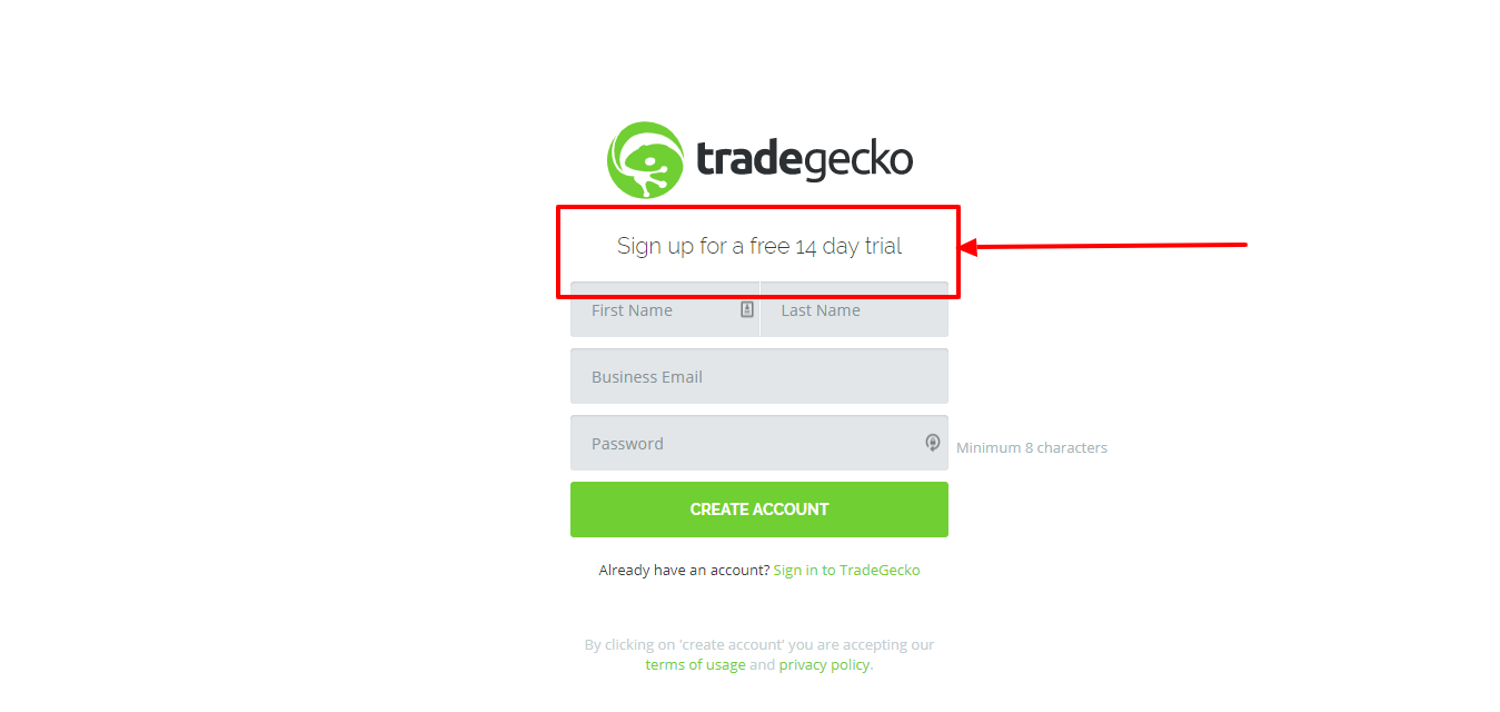 coupon pour TradeGecko