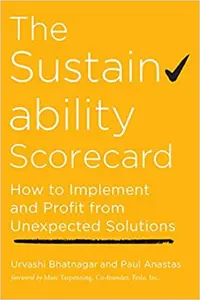 “可持續發展記分卡”的封面 Cover of "The Sustainability Scorecard"