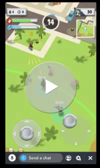 Web page of Tiny Royale on Snapchat