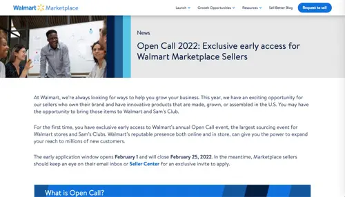 월마트 마켓플레이스 블로그. Walmart Marketplace blog.