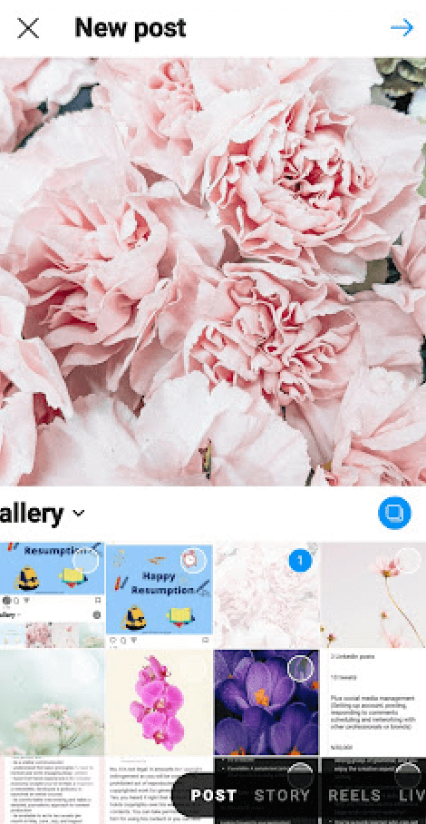 สร้างโพสต์แบบหมุน