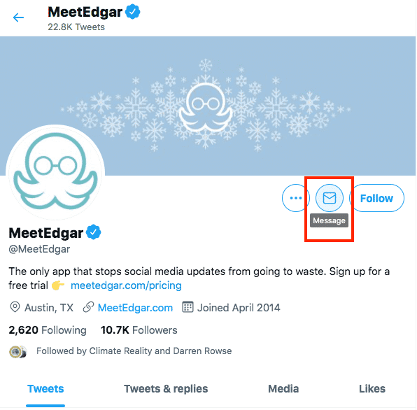 twitter'da insanlara nasıl dm atılır