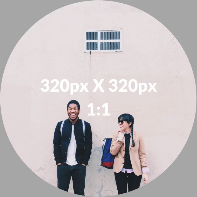 ขนาดรูปโปรไฟล์ instagram