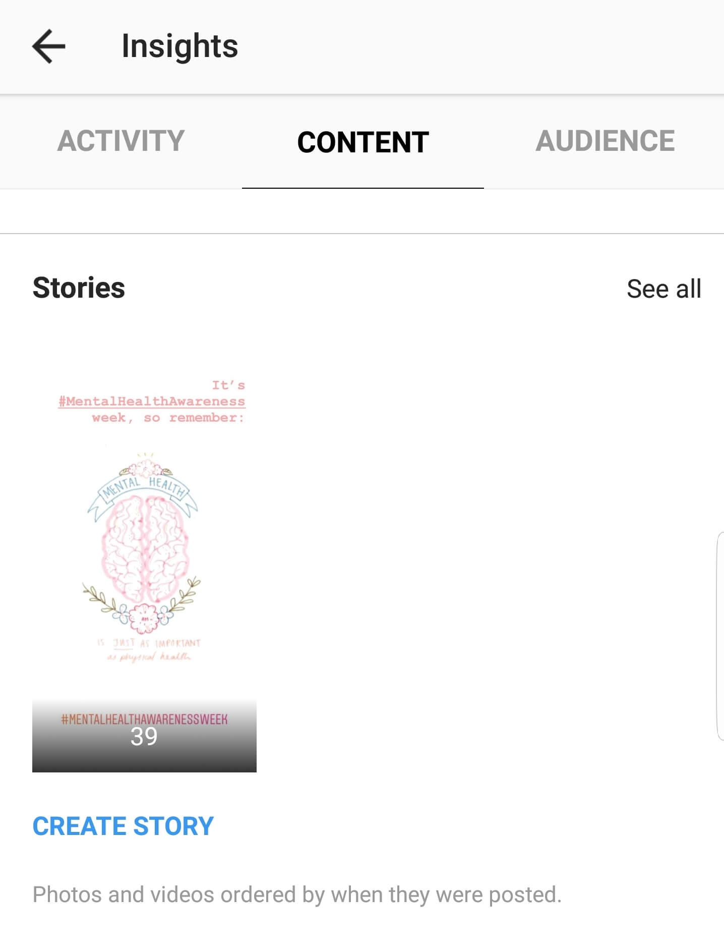 Informacje na Instagramie: Treść Instagram Insights: Content