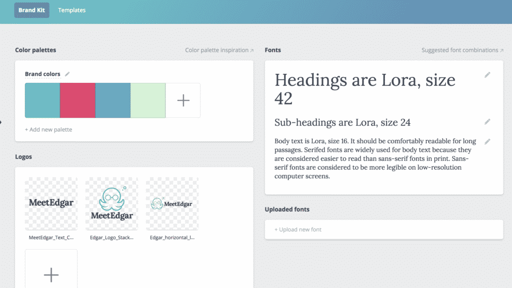 instrumente de management al rețelelor sociale canva