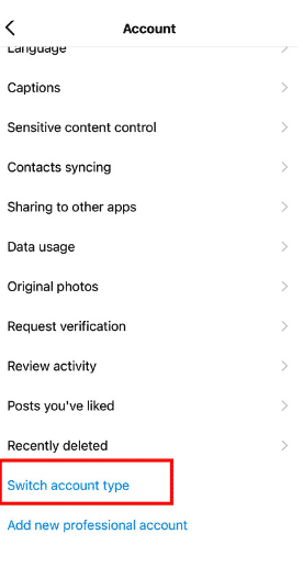 Jak ustawić typ konta na Instagramie?