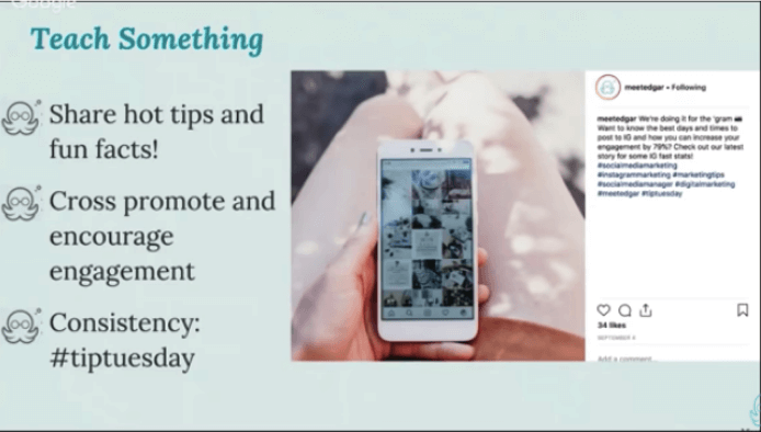 Przykład strategii marketingowej na Instagramie